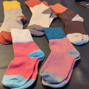 Vibrant Multicolor Women's Casual Socks Set Of 5